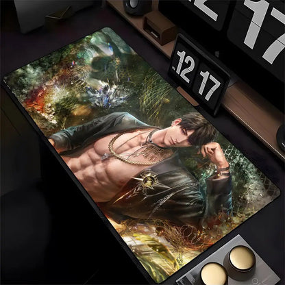 Love And Deepspace Zayne Sylus Xavier Caleb Mouse Pad Mousepad HD Printing Computer Gamers Locking Edge Non-slip Mouse Pad XXL9