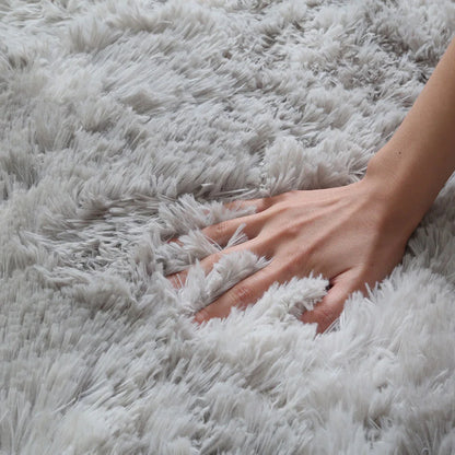 White Fluffy Hall Carpet Modern Living Room Bedroom Home Decor Large Mats Thickened Non-Slip Girl Children's Room Pink Furry Rug