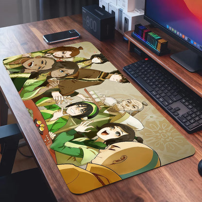 Cartoon A-Avatar adventure Mouse Pad Square Office Gaming Desk Mat Waterproof Non-Slip Rubber Decorative