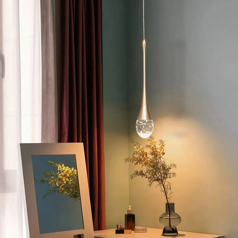 Modern Bubble Crystal Pendant Lights Indoor Hanging Lamp For  Kitchen Island Dining Living Room Bar Cafe Pendant Lamp Home Decor