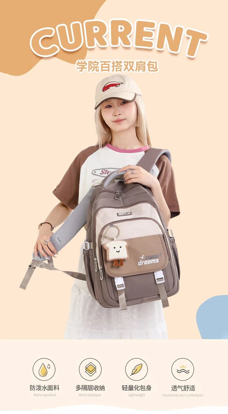 2025 Waterproof Girl Backpack Children School Bags for Kids Book Bag Children New School Backpack Girls mochila infantil escolar