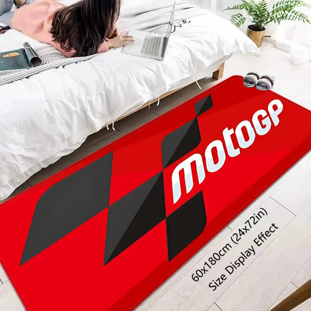 Moto GP Motorcycle Door Mat Nordic Style Bedroom Living Room Doormat Home Balcony Anti-Slip Alfombra