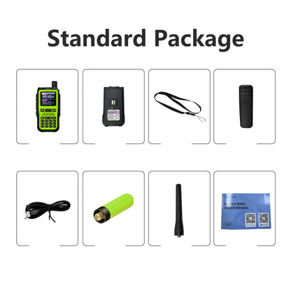 1/2PCS Baofeng UV-5R Mini Green Walkie Talkie With Green 805s 5CM Antenna Frequency Copy Ultralight AM FM UHF VHF 1KM-5KM Range