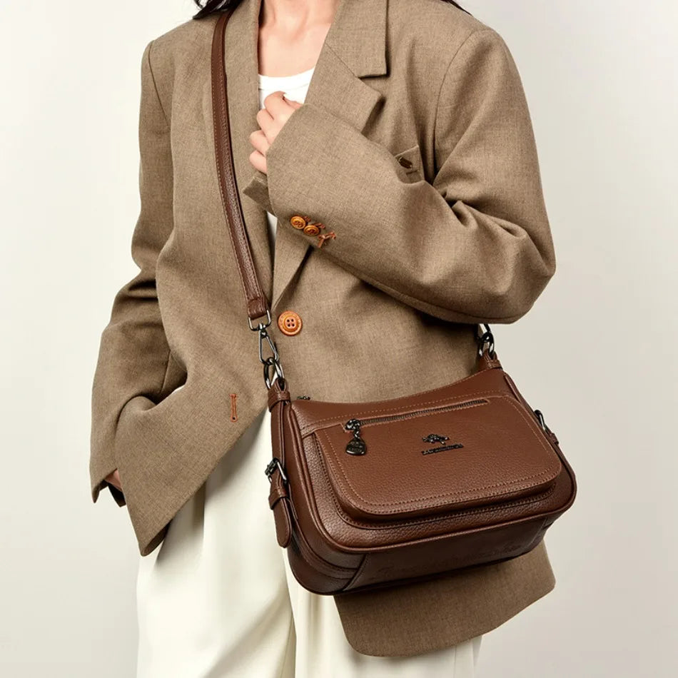 Top Quality Shoulder Crossbody Bags for Women New 2026 Designer Soft Pu Leather Women Bags Luxury Purses Handbags Messenger Bag