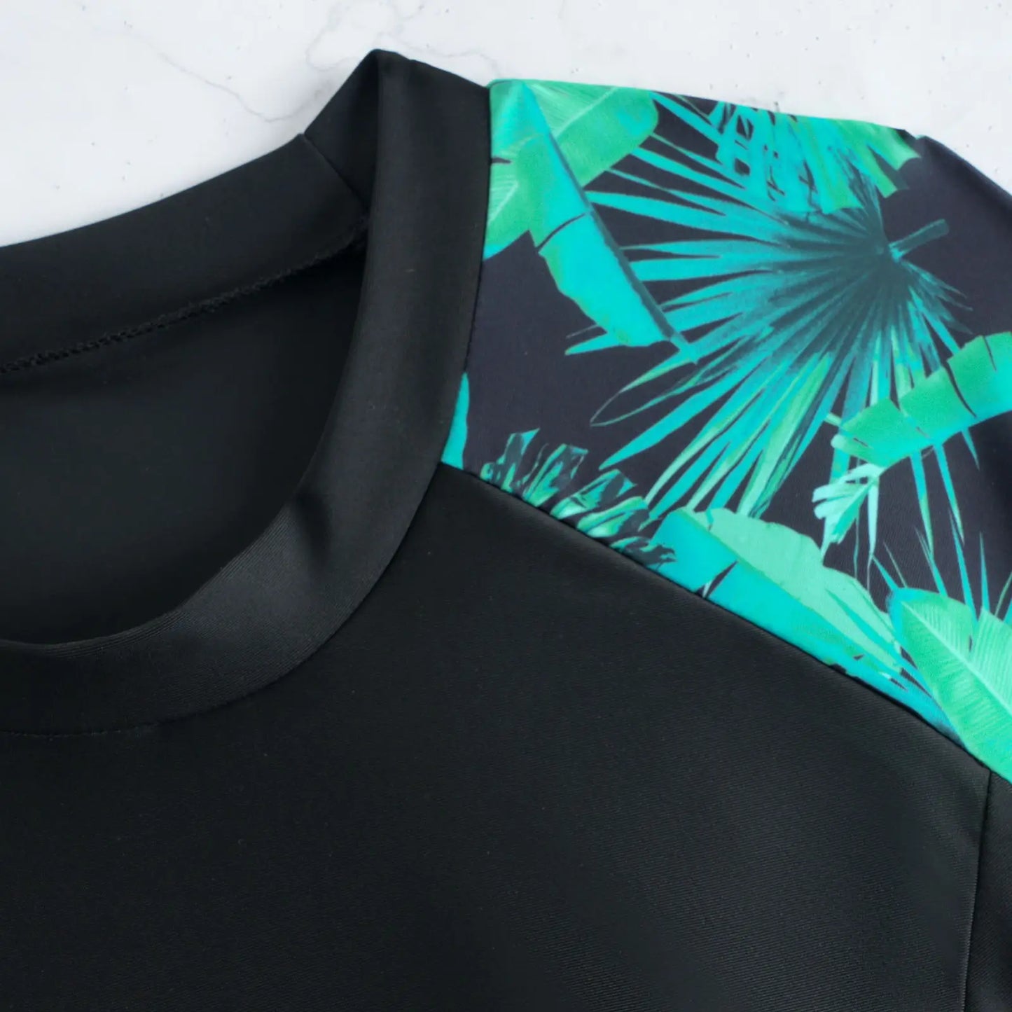 2026 Short Sleeves Tankini 2 Pieces Swimwear Female Printed Swimsuit Women Bathers Bathing Swimming Swim Suit Beachwear