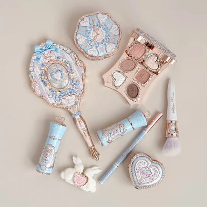 Flower Knows Makeup Set Box Full Swan Bear Garden Collection Embossed Blush Shine Lipstick Kit Foundation  All in Maquiagem Kit