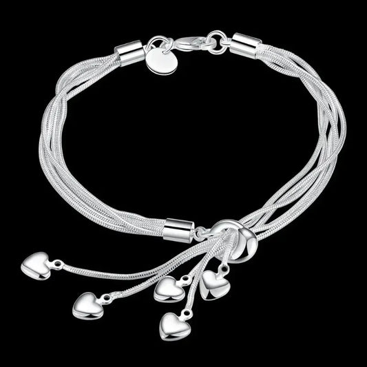 925 Sterling Silver Bracelet Woman Vintage Luxury Original Jewelry Accessories Fashion Designer Party Wedding Jewelry Gifts 2025