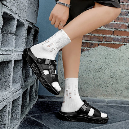 Summer Men's Slippers Outdoor Sandals Beach Comfortable EVA Soft Slides Clogs Casual Garden Shoes Men Women Indoor Home Slippers