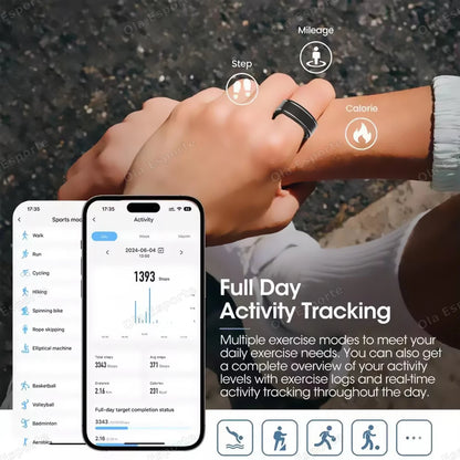 2026 Smart Health Rings Heart Rate Blood Pressure/Oxygen Monitoring Rings Fitness Gift for Friends Family Colleagues Smartring