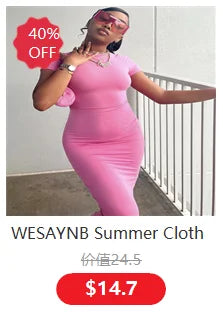 WESAYNB Wholesale Clothing Jumpsuit Women 2022 One-pieces Romper Womens Jumpsuit Summer White Pink Black Bodycon Romper Playsuit
