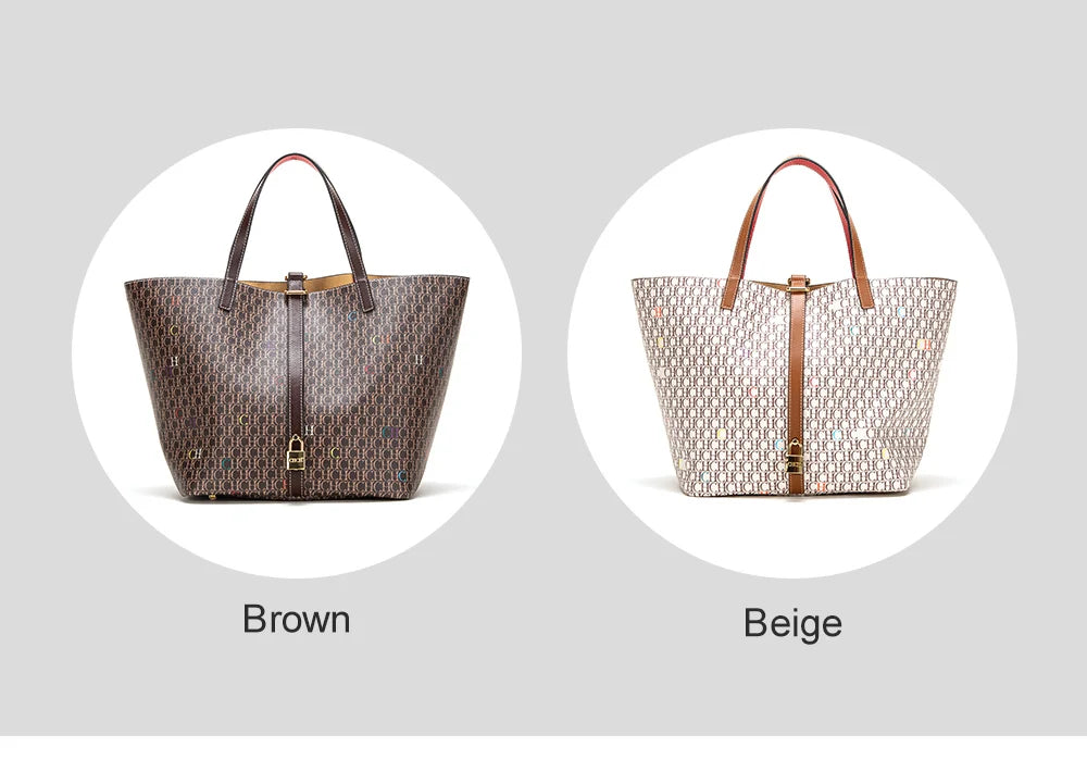 Brand New Luxury Designer High Capacity Tote Handbags for Office Women 2023 Trends Designer PVC Shopper Shoulder Shopping Bag