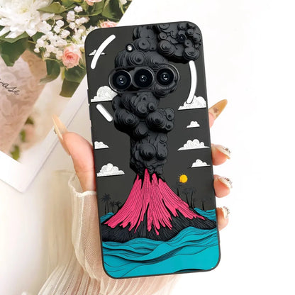 Casing For Nothing Phone (3a) A059 Cover For Nothing Phone 3a Case Silicone Cute Cat Fashion Butterfly Funny Painted