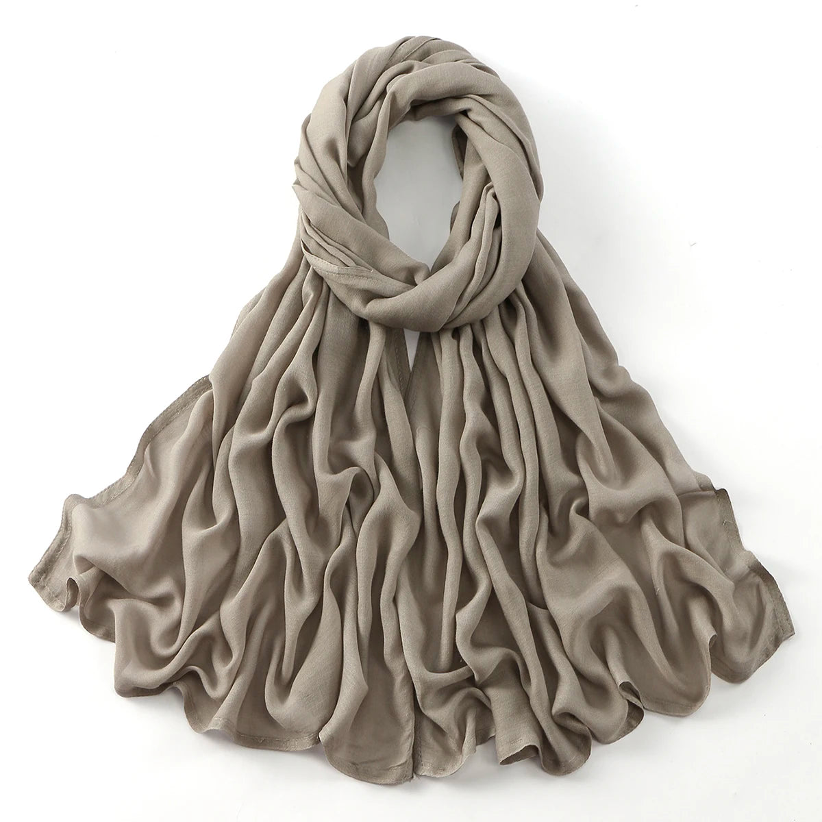 New Cotton Rayon Modal Hijab Scarf Women Big Size Muslim Headscarf Wraps Shawl Femme Musulman Headband Islamic Turban 185*75CM