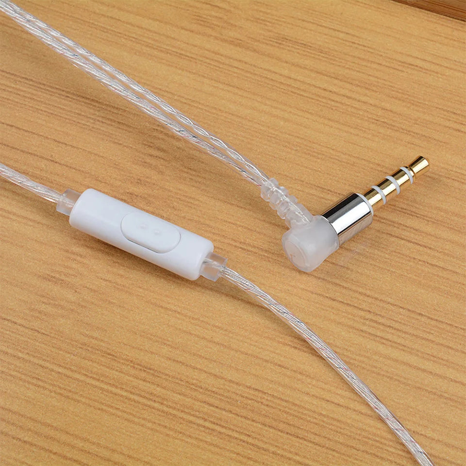 NICEHCK X39 IEM Aluminum Alloy Shell HIFI Microphone Earbud 6mm Titanium Plated Dynamic Headset Bass Vocal DJ In-ear Earphone