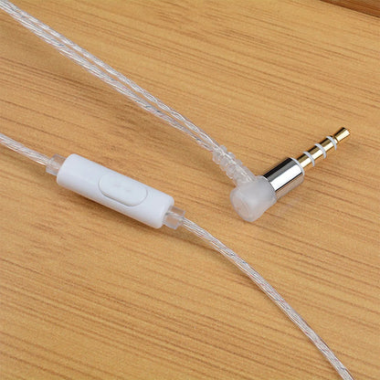 NICEHCK X39 IEM Aluminum Alloy Shell HIFI Microphone Earbud 6mm Titanium Plated Dynamic Headset Bass Vocal DJ In-ear Earphone