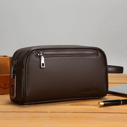 Men's Clutch Bag Fingerprint Lock Anti-theft Large Capacity Clutch Bag Wallet Business Men's Bag