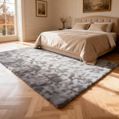 6x9 Ft Large Shag Rugs for Living Room Decor, Tie-Dyed Ultra Soft Fluffy Furry Area Rugs for Bedroom Indoor Floor, Aesthetic rug