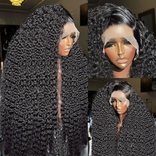 13x4 Deep Wave Lace Frontal Wig 13x6 Curly Hd Lace Front Human Hair Wigs For Black Women 360 Hd Lace Frontal Wigs 30 40 Inches