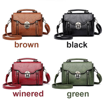 Fashion Small Square Bag For Women Luxury Designer Handbags High Quality Female Bag PU Leather Flap Crossbody Shoulder Bag Bolsa