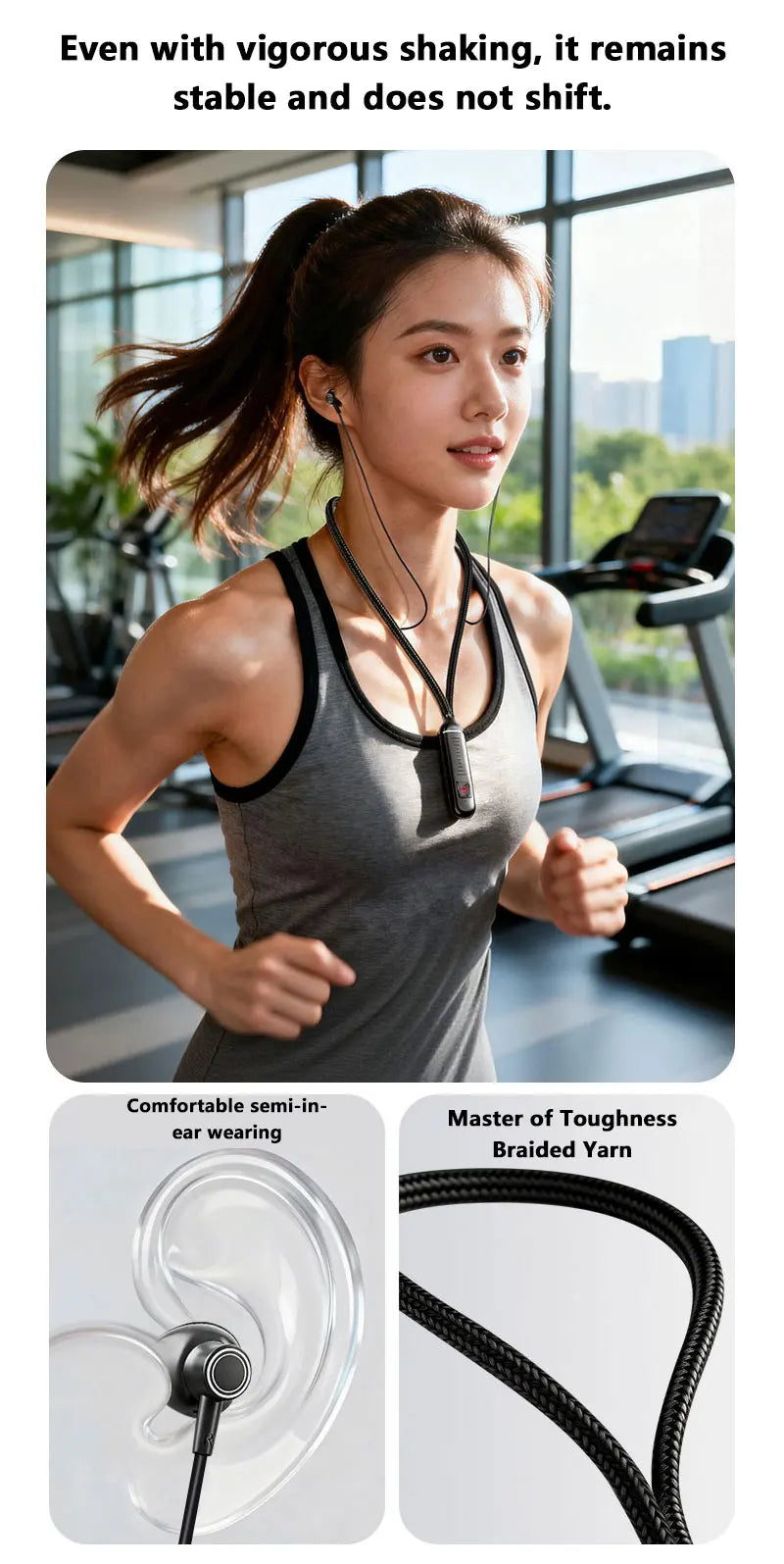 Neck-mounted Bluetooth Headphones Bluetooth 5.4 Low-latency For Gaming And Music Dual-mode Card Slot TF Card Headphones NEW