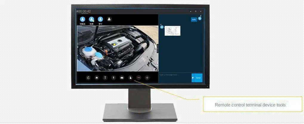 Remote Collaboration Video Conference Live Broadcast AR Smart Glasses/Ar Head Display/Industrial Inspection Head-Mounted black