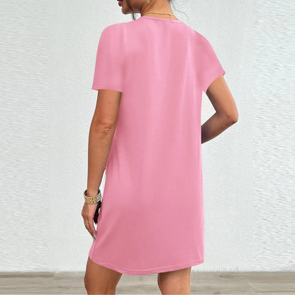 Women's Elegant Dresses Fashionable Solid Color Dress Casual Holiday Sports Short Dresses Long One-Piece Dress Gown vestidos