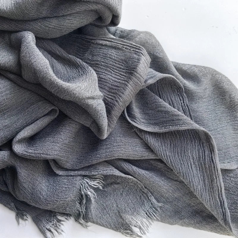 60 Color Cotton Crepe Shawl Headwraps Fashion Scarf Hijab For Women Veil Muslim Islam Hijab Cap Scarf For Muslim Shawl 200*90CM