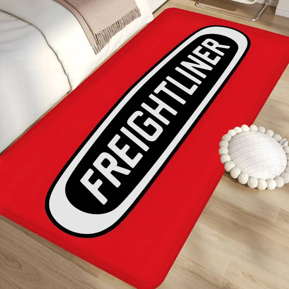 F-FreightlinerS Hallway Carpet Non-Slip Laundry Room Mat Laundry Decor Balcony Child Living Room Bedside Area Rugs