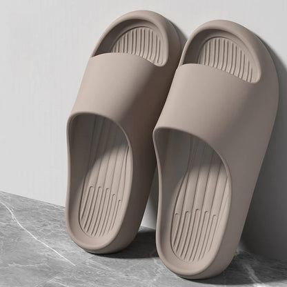 Big Size 50 51 Summer Slippers For Men Women EVA Lightweight Open Toe Quick Dry Home Slides Men Flat Sandals Beach Couple Shoes