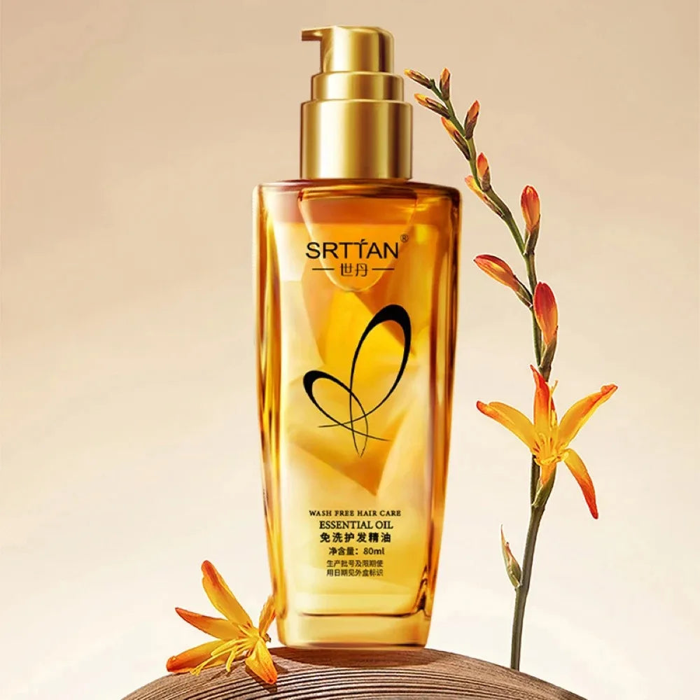 Deep nourishing hair care essential oil can increase luster and improve hair repair and damage fragrance