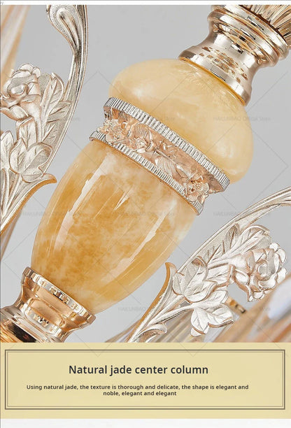 Postmodern Chandelier Living Room Lights European Dining Room Bedroom Home Master Luxury Atmospheric Lamps Villa Crystal Lamps