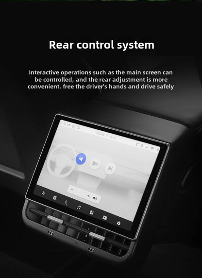 Model 3/Y 8.66 Inch Rear Display Screen for Tesla Model 3 2017-2023 Model Y 2019-2024 4G+64G Rear Entertainment Display Support