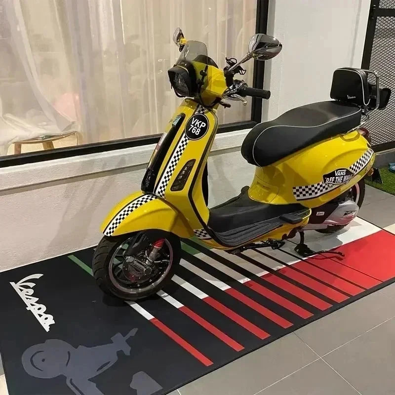 Motorcycle Carpet Polyester Parking Mat Display Carpet Racing Bicycle Carpets Mat Anti-slip Bedside Rugs Customized Display Rug