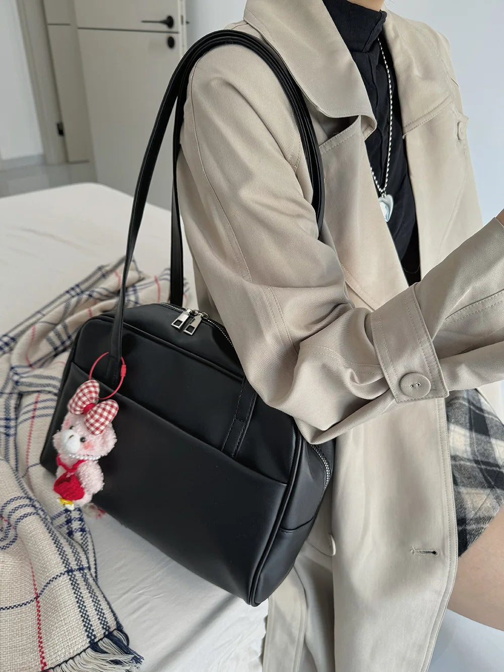 CGCBAG Vintage Designer Luxury Women Tote Bag Casual Lage Capacity Female Shoulder Bag High Quality PU Leather Ladies Handbags