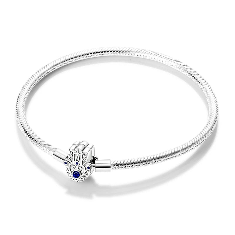 925 Sterling Silver Heart Love Snake Chain Bracelet Infinite Knot Butterfly For Women Fit Original Charms Beads Jewelry Gift