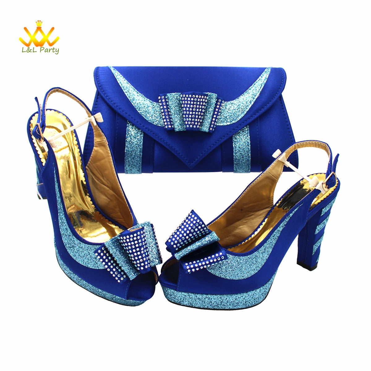 New Spring Autumn Super High Heels Shoes Matching Bag Set in Magenta Color For Nigerian Ladies Wedding Party