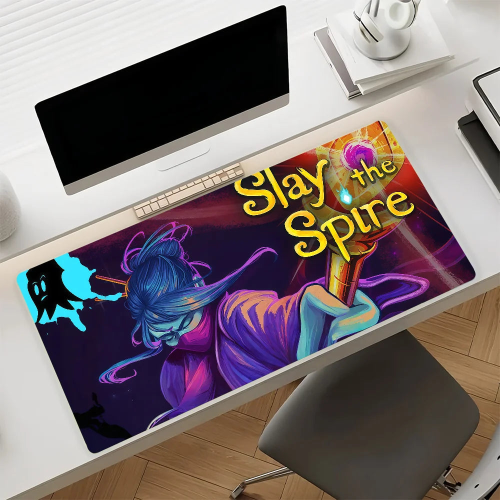Game Slay the Spire  Mouse Pad Non-slip Rubber Computer Mat Gamer Balance Decoracion Deskmat Laptop Office Large