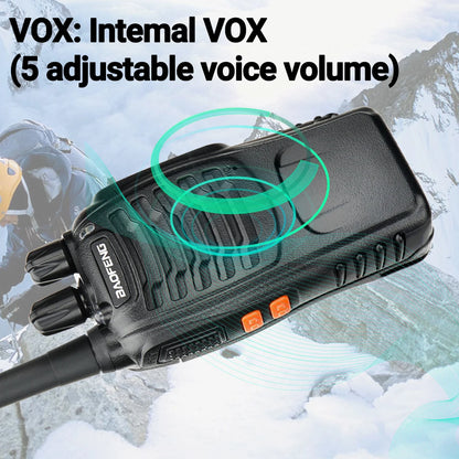 4/6PCS Baofeng BF-88E PMR446 Walkie Talkie Wireless Copy Frequency Long Range UHF 400-470MHz Ham Radio For Hunting Travelling