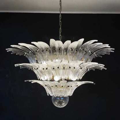 Modern Vintage French Glass Living Room Chandelier Designer Bedroom Mid-Century Style Duplex-Style Dining RoomLarge Villa Lights