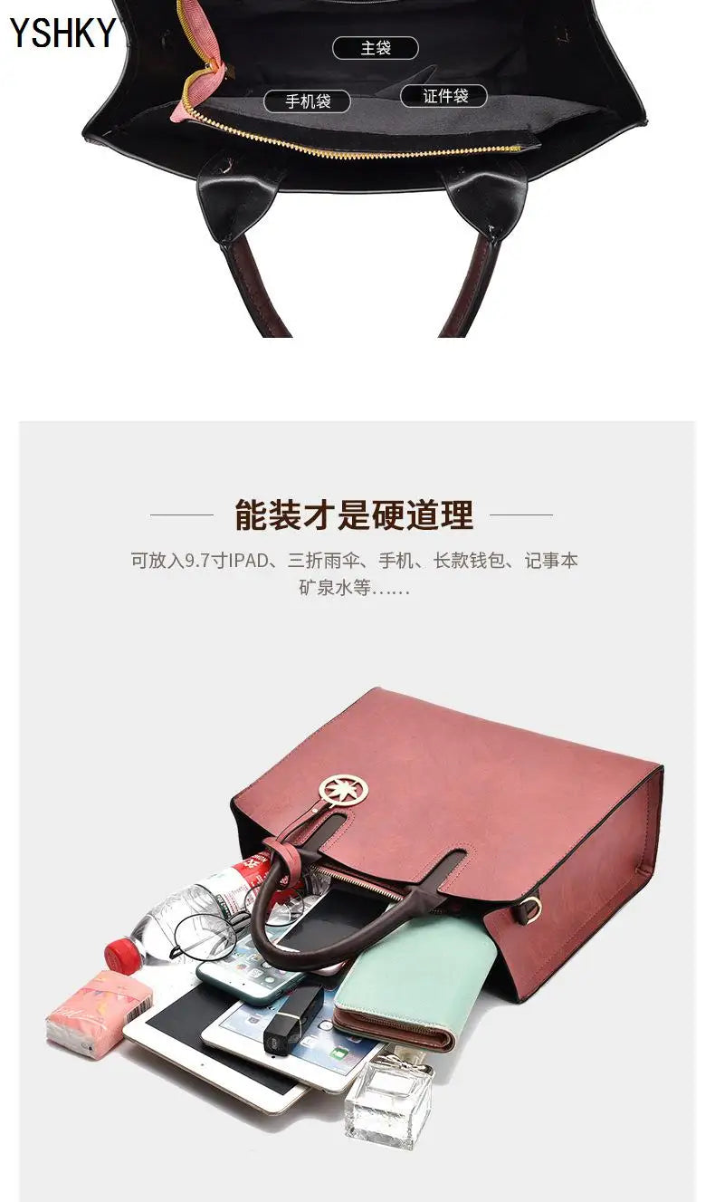 Three-piece set of women's bags Women's shoulder Handbags Bag for 2025 Female luxury designer Casual fashion  bags