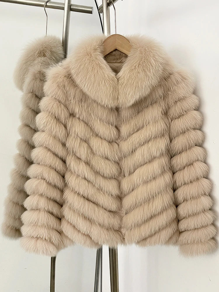 OFTBUY Custom Luxury Long Full Real Fur Coat for Women Streetwear Thick Warm Winter Real Fur Overcoat High-End Custom Outerwear