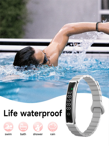 New Sports Waterproof Smart Band Bracelet Gesture Control Heart Rate Blood Oxygen Sleep Monitor Pedometer Screen Smartwatch 2026