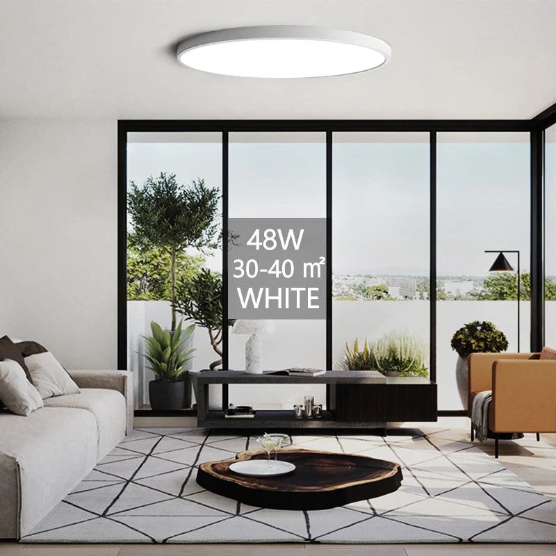 50CM Large Ceiling Lamp Smart APP/Remote Control Dimmable for Bedroom 48W Ceiling Lights AC 110/220V LED Lights for Living Room
