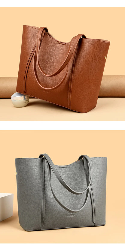 Luxury Designer Women Bags High Quality Leather Shoulder Crossbody Messenger Tote Bag Branded Large Handbag Purses for Female
