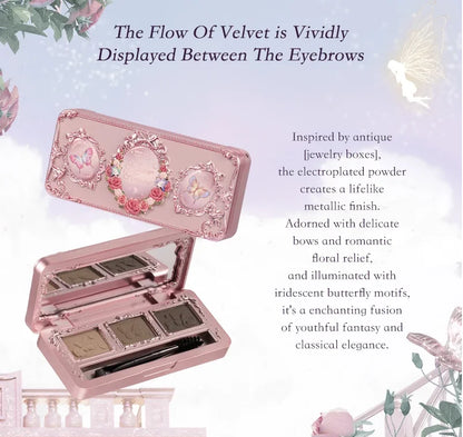 Flower Knows Set Midsummer Fairytales Make up Gift Box Eye Brow Palette Powder Blusher Eyebrow Concealer Lipgloss For Women