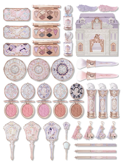 Flowerknows Shell's Jewel Collection All In One Makeup Kit Makeup Set for Women Full Kit Eyeshadow Lip Tint Blusher Perfume Box