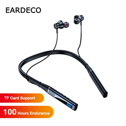 EARDECO Original Bluetooth Headphone 5.1 Earphones Neckband Wireless Headphones HIFI Sound Magnetic Headset Sports Bass Stereo