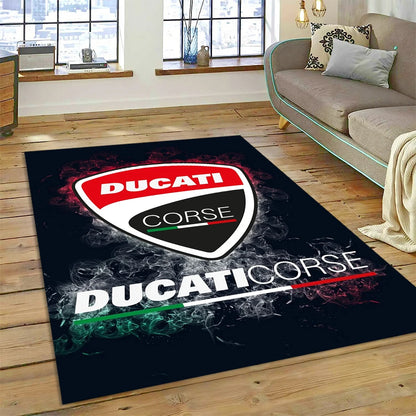 3D Racing Motorcycle Sign Carpet Rug for Living Room Bedroom Home Sofa Decoration,kids Play Non-slip Floor Mat Christmas Gift