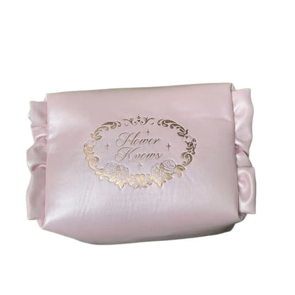 Flower Knows All In One Makeup Set Gift Box Garden Cushion Cream Foundation Matte Blush Long Lasting Velvet Lip Cream With Bag