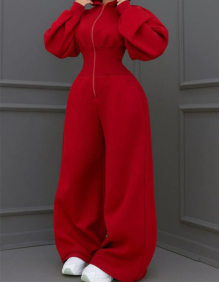 5 Bulk Items Wholesale Lots Rompers Womens Jumpsuits Long Sleeve Hooded Slim Solid Casual Y2k Clothing Street K16131